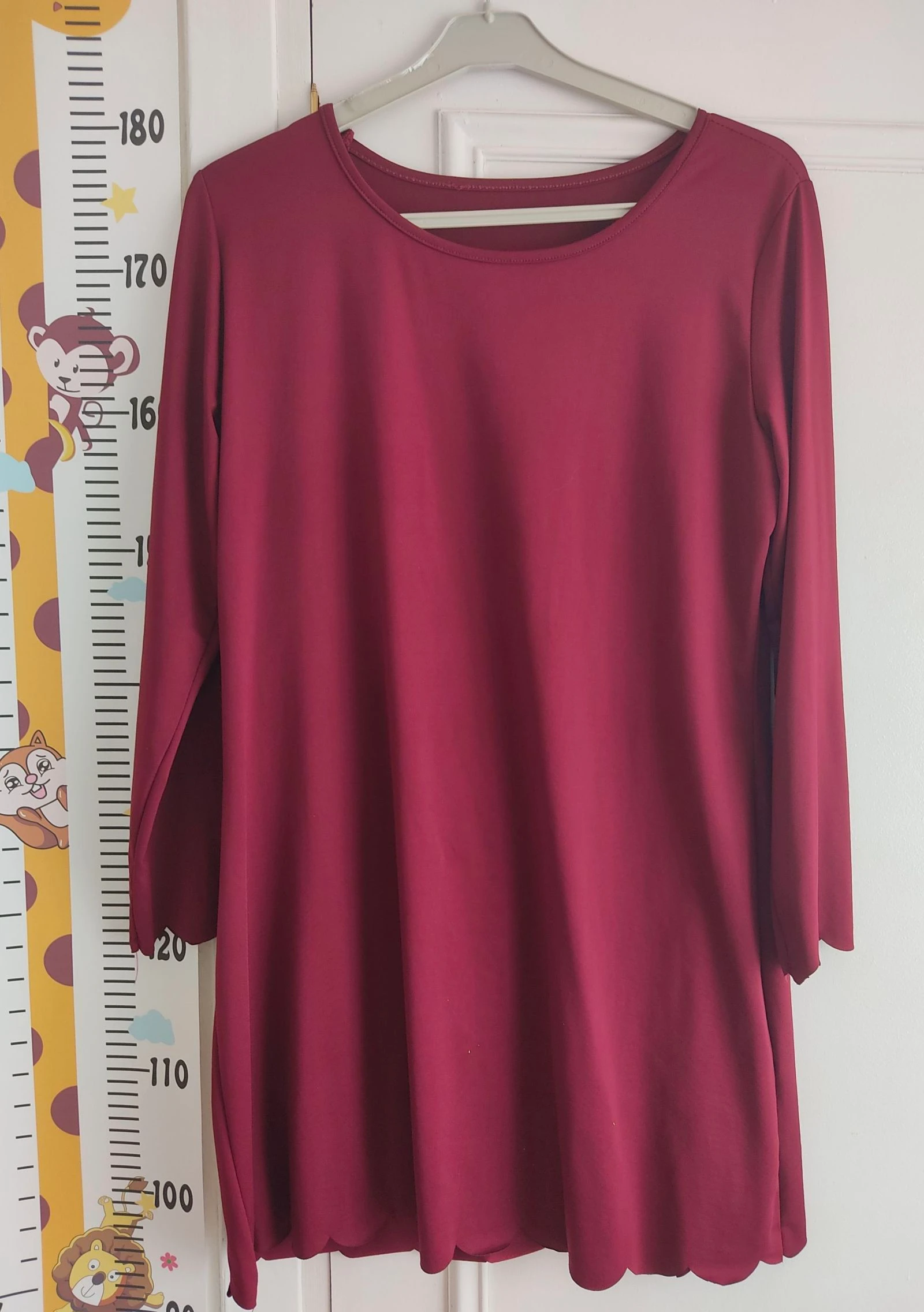 Vestido bordeaux – photo 2